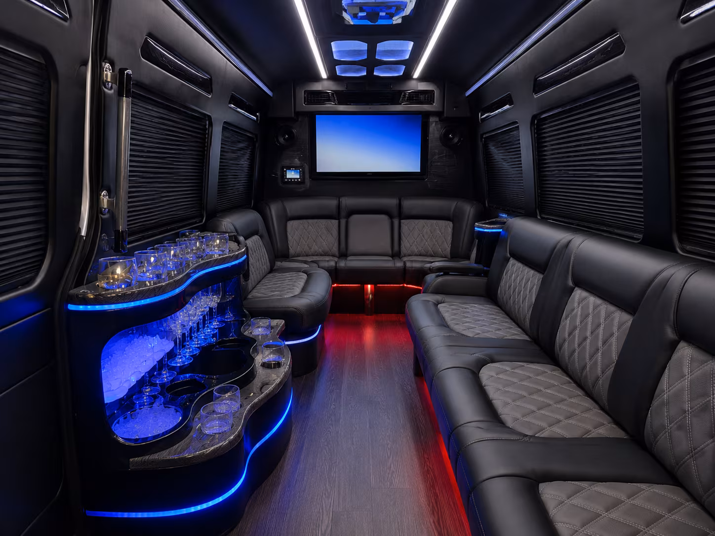 airport transfer buses for wedding guests flying into south florida