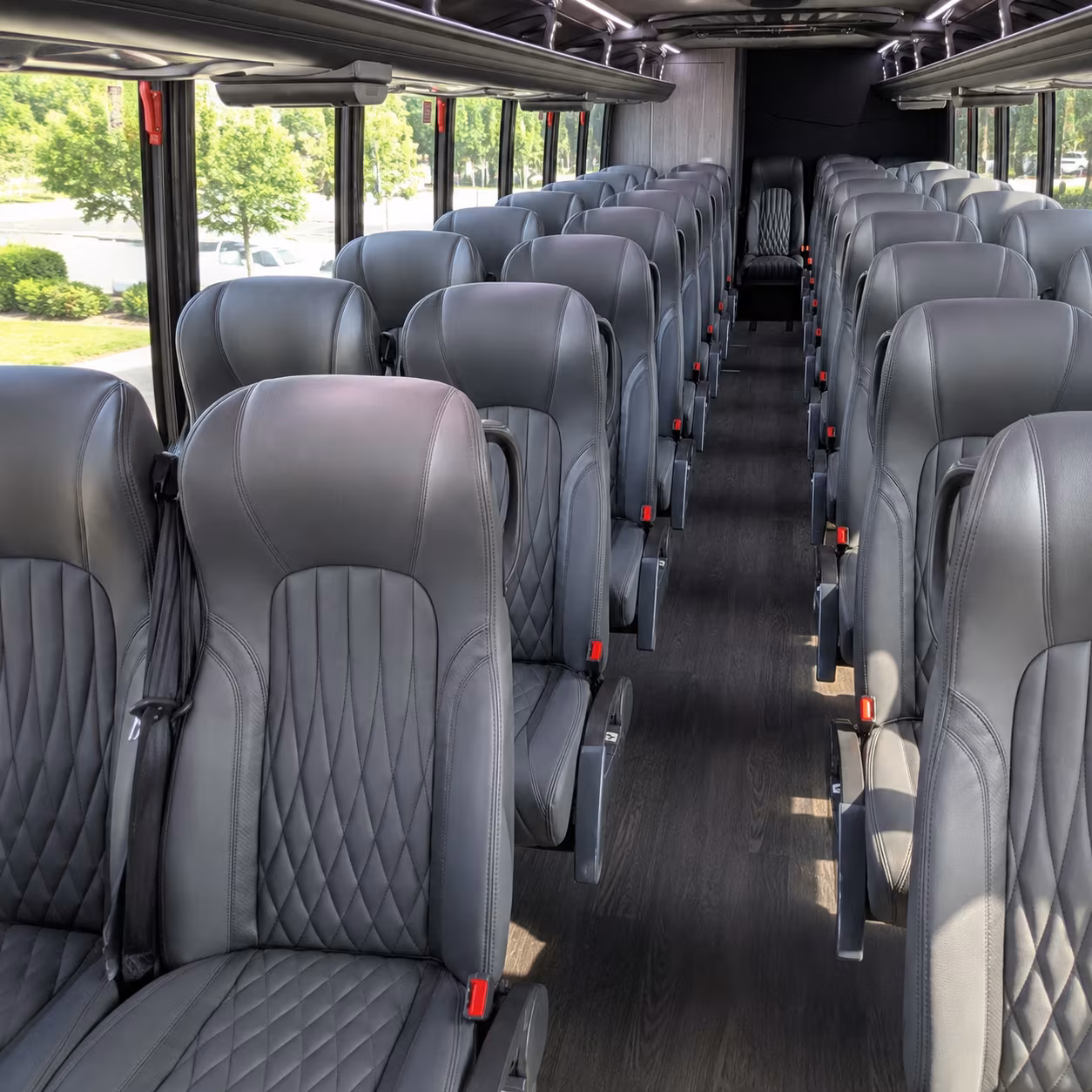 deerfield beach 30 passenger minibus interior