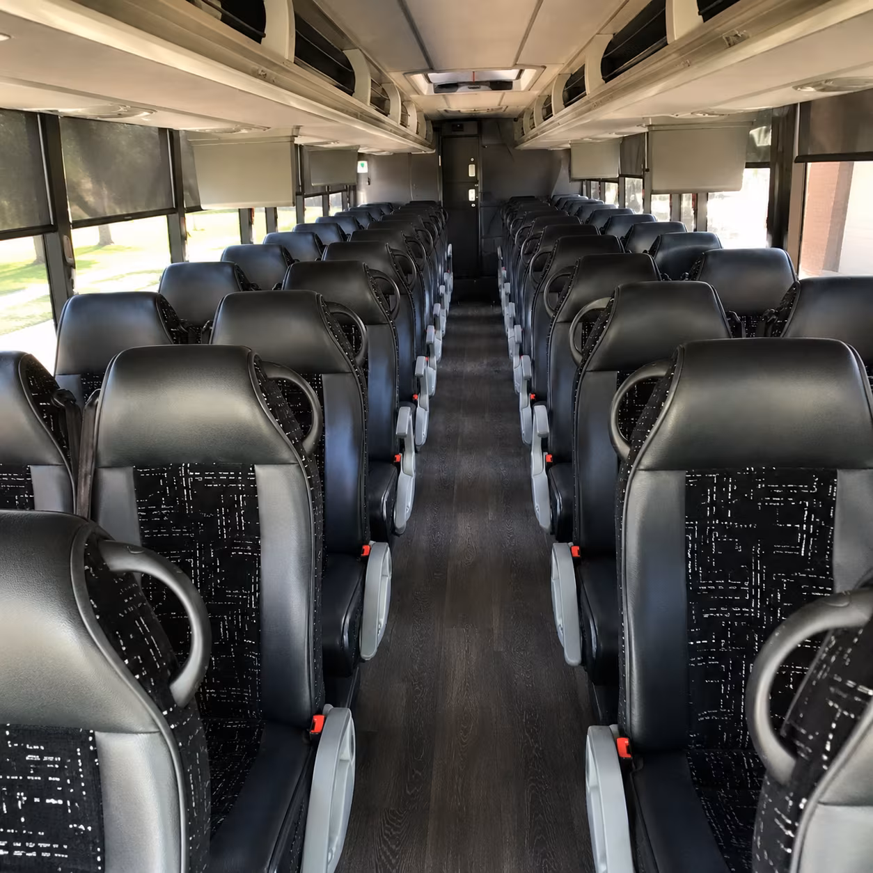 deerfield beach 56 passenger charter bus interior