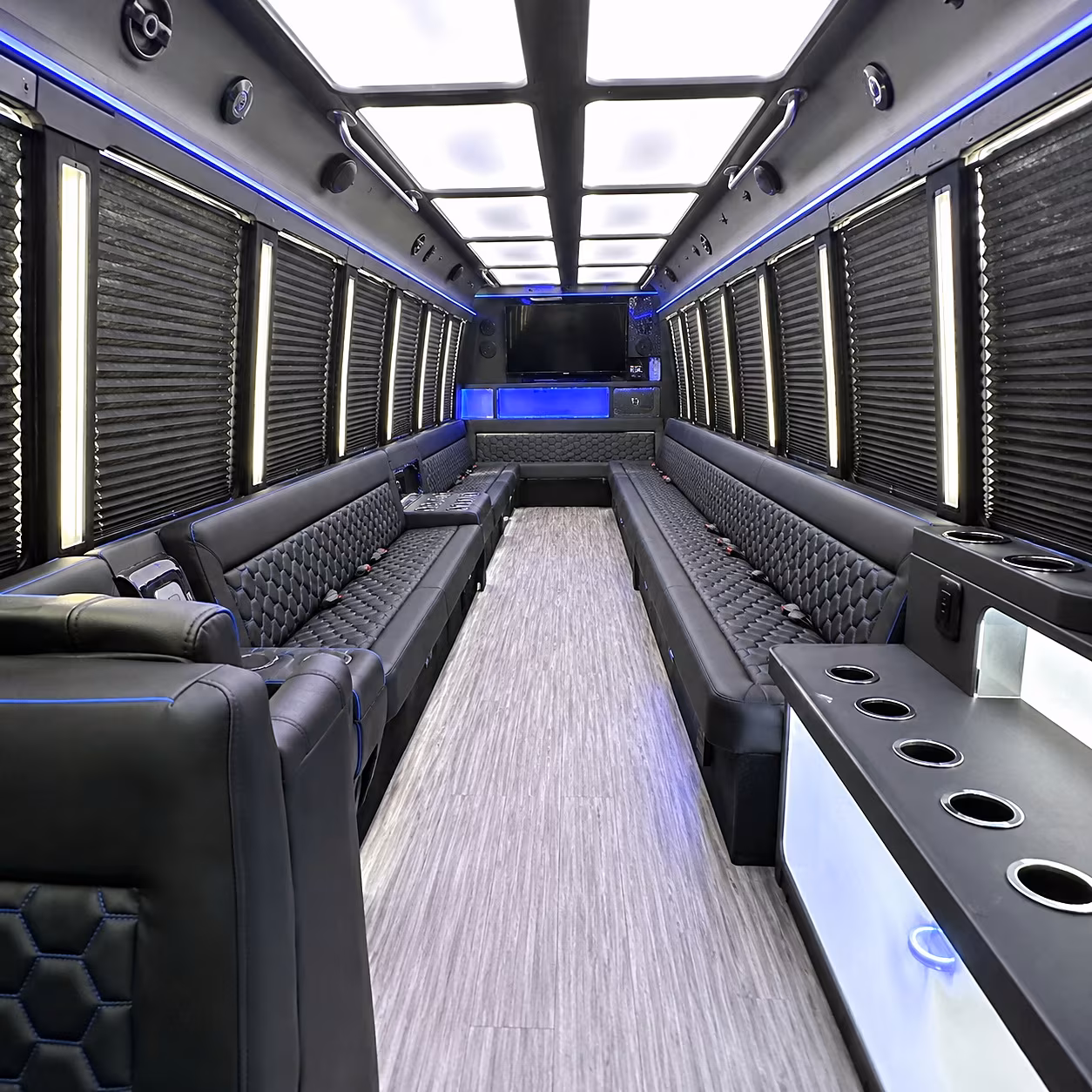 deerfield beach party bus interior